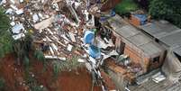 Chuvas causaram deslizamentos em Salvador  Foto: Manu Dias/Governo da Bahia / Divulgação