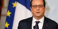 Presidente francês, François Hollande, em foto de arquivo no Palácio do Eliseu, em Paris. 29/04/2015  Foto: Gonzalo Fuentes / Reuters