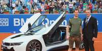 Andy Murray foi campeão do ATP 250 de Munique e levou uma BMW i8 para casa  Foto: Alexander Hassenstein / Getty Images