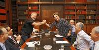 Lula e Dilma durante reunião no início do mês (04/05/2015)  Foto:  Ricardo Stuckert / Instituto Lula
