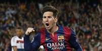Lionel Messi, do Barcelona, teve atuação espetacular nesta quarta  Foto: Gustau Nacarino / Reuters