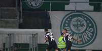 Patric comemora gol no começo do segundo tempo  Foto: Sergio Barzaghi / Gazeta Press