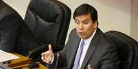 Ex-ministro da Fazenda do Chile Alberto Arenas, substitu&iacute;do por Rodrigo Vald&eacute;s.    08/04/2015  Foto: Rodrigo Garrido / Reuters