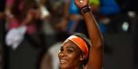 Serena vibra com vitória em Roma  Foto: Mike Hewitt / Getty Images