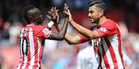 Mane e Pelle fazem boa dupla no Southampton  Foto: Paul Childs / Reuters