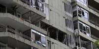 Explosão deixou vários apartamentos danificados no Rio de Janeiro  Foto: José Lucena / Futura Press