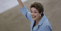 Presidente Dilma Rousseff após cerimônia para comemorar os 70 anos da vitória dos aliados na Segunda Guerra Mundial, em Brasília. 08/05/2015  Foto: Ueslei Marcelino / Reuters