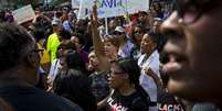 Manifestação em Baltimore por morte de jovem negro Freddie Gray. 3/5/2015.  Foto: Eric Thayer / Reuters