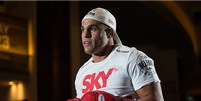 Vitor Belfort durante treino aberto em Las Vegas  Foto:  Brandon Magnus/ Zuffa LLC / Gentileza