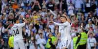 Cristiano Ronaldo fez três gols e terminou na artilharia do Espanhol, com 48 bolas na rede  Foto: Denis Doyle / Getty Images