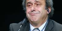 Presidente da Uuefa, Michel Platini aprovou o adeus de Blatter  Foto: Ruben Sprich / Reuters