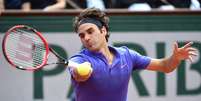 Roger Federer avança em Roland Garros  Foto: Pascal Guyot / AFP