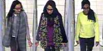 Amira Base, Shamima Begum e Kadiza Sultana foram flagradas minutos antes de embarcarem em um voo para Istambul, na Turquia, em um aeroporto em Londres  Foto: Twitter