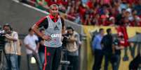 Cristóvão Borges estreou no Flamengo com derrota para o Fluminense  Foto: Roberto Filho/Agência Eleven / Gazeta Press