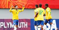 Boschilia marcou o terceiro gol do Brasil  Foto: Dean Mouhtaropoulos/Fifa / Getty Images