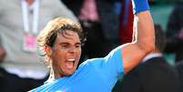Rafael Nadal teve dificuldades para passar para as quartas de final  Foto: Pascal Guyot / AFP