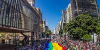 Imagem de arquivo da Parada do Orgulho LGBT de 2014  Foto: Joca Duarte / Divulgação
