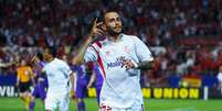 Aleix Vidal, que se destacou pelo Sevilla, é o novo reforço do Barcelona  Foto: Gonzalo Arroyo Moreno / Getty Images