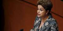 Presidente Dilma Rousseff faz discurso no México. 27/5/2015.  Foto: Henry Romero / Reuters