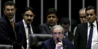 Eduardo Cunha ironizou as críticas recebidas em Congresso do PT  Foto: Reuters / BBCBrasil.com