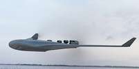 Aeronave tem a asa unida ao corpo  Foto: Daily Mail / Reprodução