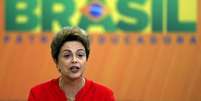 Presidente Dilma Rousseff na cerimônia de lançamento do Plano de Investimento em Logística. 09/06/2015  Foto: Bruno Domingos / Reuters