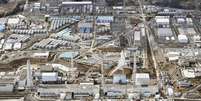 Vista geral da usina Fukushima Daiichi, da Tokyo Electric Power Co, no Japão, em março  Foto: Kyodo / Reuters