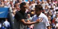 Stan Wawrinka venceu Nick Kyrgios por 2 sets a 0 em Londres  Foto: Clive Brunskill / Getty Images