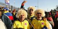 Colombianos tomaram conta dos entornos do estádio que receberá a segunda partida da Seleção Brasileira na Copa América  Foto: Marcus Vinicius Pinto / Terra