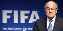 Presidente da Fifa, Joseph Blatter, durante entrevista coletiva na sede da Fifa, em Zurique, na Su&iacute;&ccedil;a. 02/06/2015  Foto: Ruben Sprich / Reuters