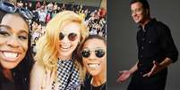 Uzo Aduba, Natasha Lyonne e Samira Wiley foram entrevistadas pelo CQC em visita ao Brasil  Foto: Instagram: @nlyonne / Divulgação / Reprodução