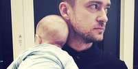 "Eu amo papai" diz o macac&atilde;o de Silas Randall  Foto: Instagram/ @justintimberlake / Reprodu&ccedil;&atilde;o