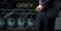 Publicidade do livro "Grey" num livraria em Nova York, nos Estados Unidos. 18/06/2015  Foto: Brendan McDermid / Reuters