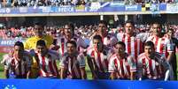 Seleção do Paraguai na Copa América de 2015  Foto: Yuri Cortez / AFP