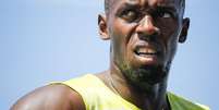 Velocista Usain Bolt, da Jamaica, após vencer a prova dos 200 metros na Liga de Diamante, em Nova York. 13/06/2015  Foto: Eduardo Munoz / Reuters