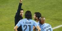 Expulso e sem nenhum gol, Cavani teve Copa América para ser esquecida  Foto: Ricardo Moraes / Reuters