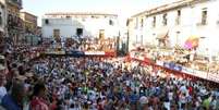 Incidente ocorreu durante a festa de São João em Coria, na Espanha  Foto: Twitter / Reprodução