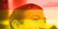 Mark Zuckerberg, criador do Facebook, alterou sua imagem de perfil com bandeira gay para celebrar aprovação do casamento entre homossexuais nos EUA  Foto: Reprodução / Facebook