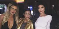 Khloe, Kourtney e Kylie Kardashians  Foto: @kyliejenner/Instagram / Reprodução