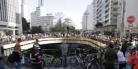 Inauguração da Ciclovia da Avenida Paulista em São Paulo, SP  Foto: Vilmar Bannach / Futura Press