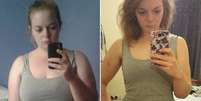 Emily Bunce conseguiu eliminar pouco mais de 20 kg com mudanças na alimentação e atividade física  Foto: Emily Bunce / Facebook/Reprodução