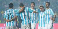 Argentina passeou em Concepción e eliminou o Paraguai da Copa América  Foto: Hector Vivas / Getty Images 