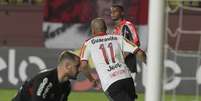 Emerson Sheik marcou seu primeiro gol após retornar ao Flamengo  Foto: Gilvan de Souza / Flamengo / Divulgação