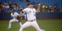 Toronto Blue Jays enfrentou Boston Red Sox pela MLB  Foto: Tom Szczserboski / Getty Images