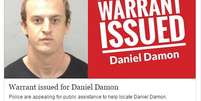 Daniel Damon fez piada com post de procurado da polícia  Foto: Facebook / Reprodução