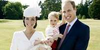 Foto oficial do batizado da princesa Charlotte  Foto: Princesa Charlotte (Mario Testino)