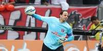 Rog&eacute;rio Ceni teve trabalho apesar da goleada  Foto: Rubens Chiri/S&atilde;o Paulo FC / Divulga&ccedil;&atilde;o