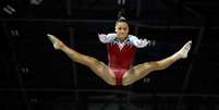 Amelia Hundley, dos EUA, fez as melhores apresentações entre todas as ginastas  Foto: Erza Shaw / Getty Images