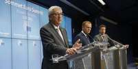 Líderes da zona do Euro anunciaram nesta segunda-feira a ajuda aos gregos  Foto: EFE