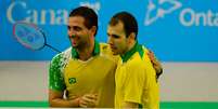 Dupla masculina fez história ao chegar à final de badminton nos Jogos Pan-Americanos de Toronto  Foto: Osmar Portilho / Terra